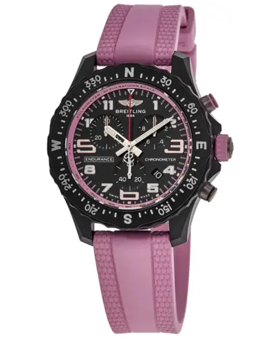 breitling endurance pro 38 chronograph black dial model x83310d41b1s1 (black, arb13272)