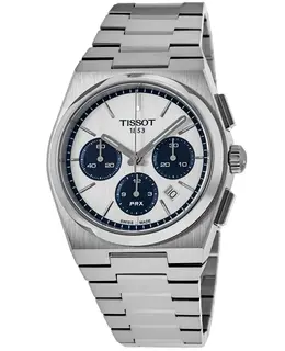 Tissot PRX Automatic Chronograph White Dial Stainless Steel Men's Watch t137.427.11.011.01