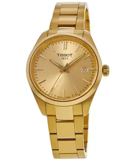 Tissot PR 100 Quartz 34mm Champagne Dial Steel Women's Watch t150.210.33.021.00