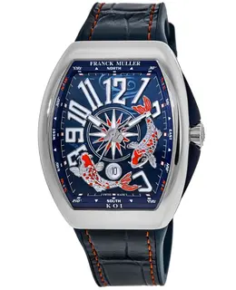 FRANCK MULLER Vanguard LE Koi Blue Dial Unisex Watch V41 YT SC DT AC (BL)