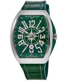 Franck Muller Vanguard Yachting Steel Green Dial Men's Watch Model V45SCDTYACHTVR