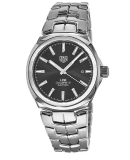 Tag Heuer Link Automatic Black Dial Stainless Steel Men's Watch WBC2110.BA0603