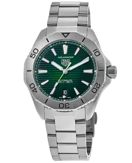 Tag Heuer Aquaracer Professional 200 Automatic Green Dial Steel Men's Watch wbp2115.ba0627