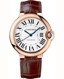 Cartier Ballon Bleu Silvered Guilloche Dial Automatic Women's Watch wgbb0009