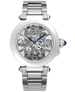 Cartier Pasha De Cartier Skeleton Dial Steel Men's Watch whpa0007