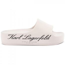 Karl Lagerfeld: Бежевые шлёпанцы 