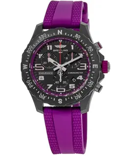 Breitling Endurance Pro 38 Chronograph Black Dial Rubber Strap Unisex Watch x83310f61b1s1