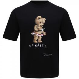 DOMREBEL: Чёрная футболка 