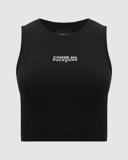 COMME des FUCKDOWN: Чёрная майка 