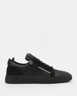 Giuseppe Zanotti: Чёрные кроссовки 