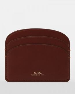 A.P.C.: Коричневый картхолдер 