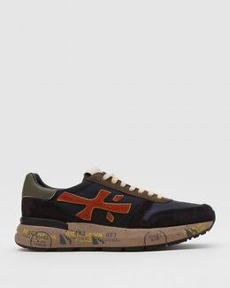 Premiata: Тёмные кроссовки 
