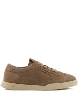 Emporio Armani Suede Leather Sneakers ew002694af14906u6171