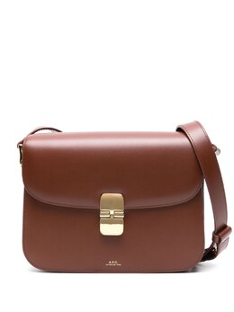 A.P.C. Leather Cross Body Bag pxbmwf61412cad