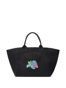 Ganni Recycled Cotton Xxl Tote Bag a7083252