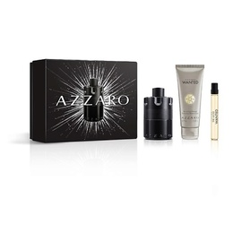 Azzaro Набор The Most Wanted Intense: Парфюмерная вода + Шампунь + Парфюмерная вода (миниатюра) 1 mpl360754