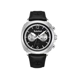 Timberland Orange Leather Watch titdwgf0028202ac Analog Quartz Movement Grey Case