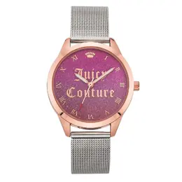Juicy Couture Silver Stainless Steel Watch jcjc1279hprtac