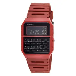 Casio Red Resin Watch caca53wf4bac