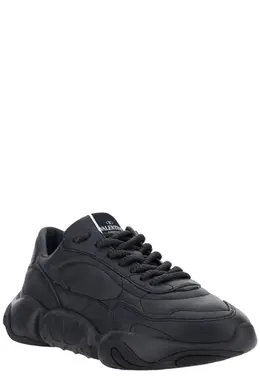 Valentino Black Calf Leather Garavani Sneakers - EU40/US7 1y2s0f08iaq 094_40