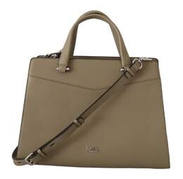 Karl Lagerfeld Sage Green Leather Tote Bag 8720092570404