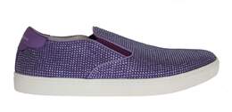 Dolce & Gabbana Purple Strass Canvas Logo Sneakers - EU44/US11 mv1093-44