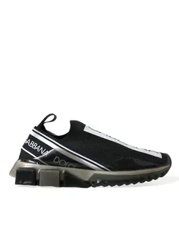 Dolce & Gabbana Elegant Black & White Sorrento Sneakers - EU39/US6 mv5584-39