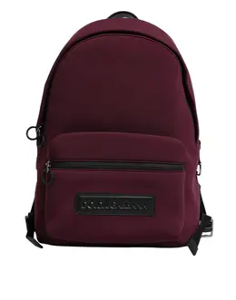 Dolce & Gabbana Burgundy Montreale Tecnico Textile Men Backpack Bag bag1628