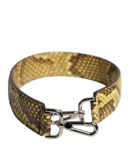 Dolce & Gabbana Yellow Exotic Leather Bag Shoulder Strap wmb448