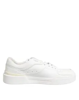 Dolce & Gabbana White Miami Leather Low Top Sneakers Shoes - EU40/US7 mv7717-40