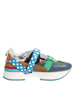 Dolce & Gabbana Multicolor Leather Low Top Sneakers Shoes - EU42.5/US9.5 mv7691-42.5