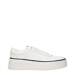 Jil Sander White Leather Platform Sneakers - EU38/US8 ji-15290090815753-eu38/us8
