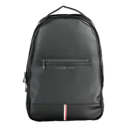 Tommy Hilfiger Black Polyethylene Men Backpack to-37331
