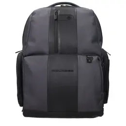 Piquadro Gray Nylon Backpacks pi15263333712137bt