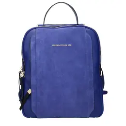 Piquadro Blue Leather Backpacks pi15271601144073bt