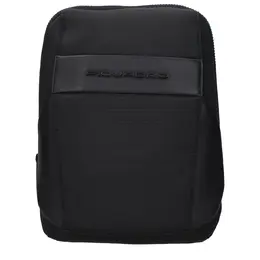 Piquadro Black Fabric Crossbody Bags pi15161390432521bt