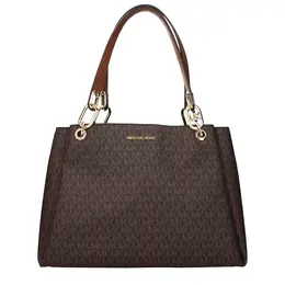 Michael Kors Brown Fabric Shoulder Bags mi15367635370249bt