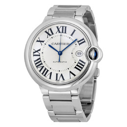 Cartier Ballon Bleu de Cartier Silver Opaline Dial Automatic Mens Watch W69012Z4
