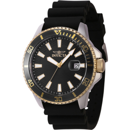 Invicta Pro Diver Quartz Black Dial Mens Watch 46132