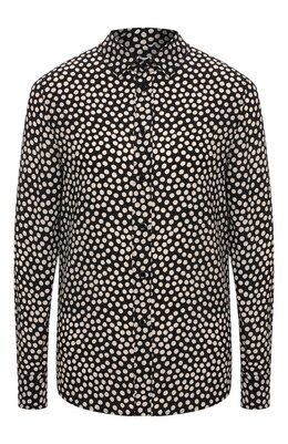 Saint Laurent: Шёлковая рубашка 