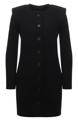 Saint Laurent: Платье из шерсти 