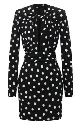 Saint Laurent: Платье из вискозы 