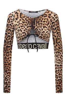 Roberto Cavalli: Топ из полиэстера 