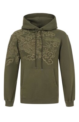 Maharishi: Толстовка цвета хаки 