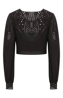 Alberta Ferretti: Чёрный топ 