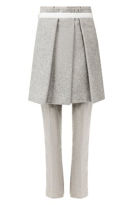 Sacai: Брюки из шерсти 