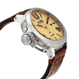Pre-owned U-Boat Classico Automatic Beige Dial Mens Watch 8106