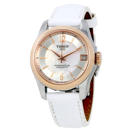 Tissot T-Classic Ballade Automatic Mother of Pearl Dial Ladies Watch T1082082611700