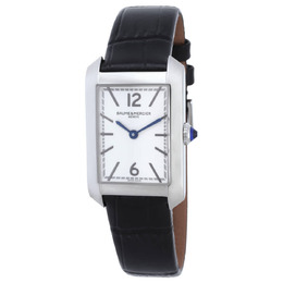 Baume & Mercier Hampton Quartz White Dial Ladies Watch 10795