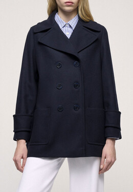 Luisa Spagnoli: Синее пальто 